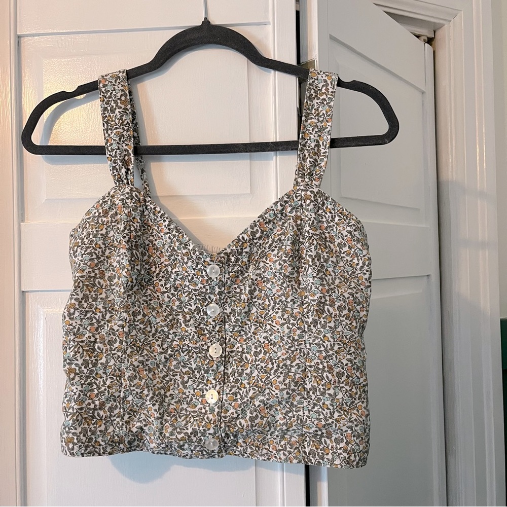 Abercrombie Floral Crop Top